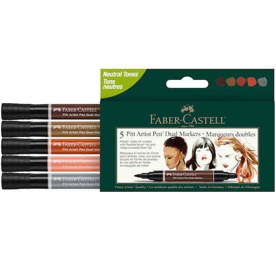 Faber-Castell® Pitt Artist Pen® Dual Markers